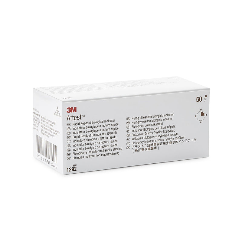 3M Attest Rapid Readout Sterilization Biological Indicator Vial, 1 Box of 50 (Sterilization Indicators) - Img 2