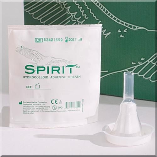 Spirit™1 Male External Catheter, Large, 1 Case of 100 (Catheters and Sheaths) - Img 1