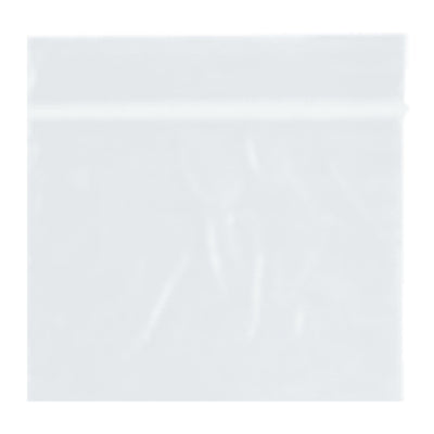 R D Plastics Company Zip Closure Bag, 1 Pack of 100 (Bags) - Img 1