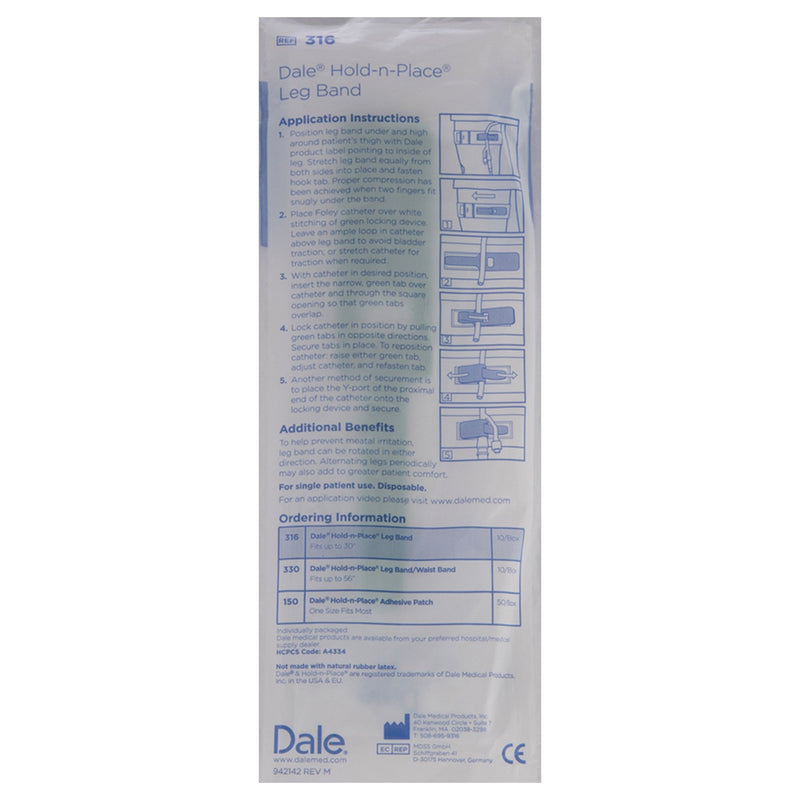 Dale® Leg Strap, Up to 30 Inches, 1 Box of 10 (Urological Accessories) - Img 2