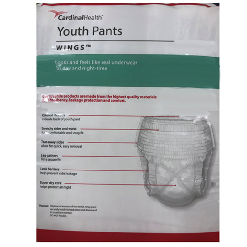 Curity Youth Pants, Unisex, Disposable, Tear Away Seams, 1 Case of 4 () - Img 2