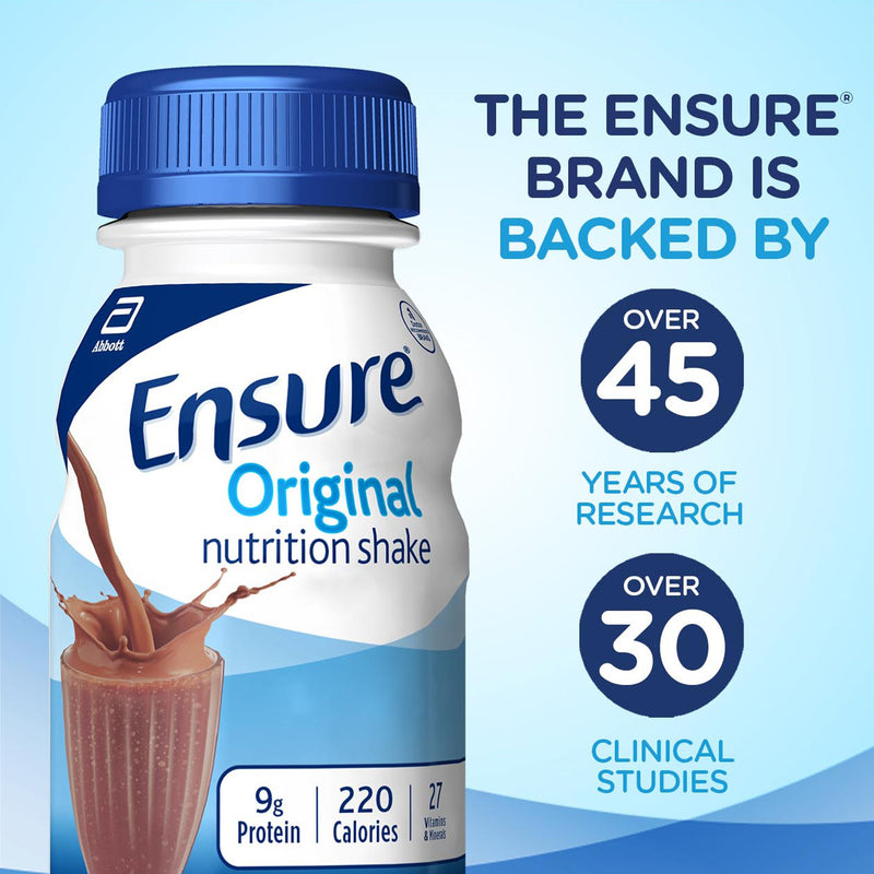 Ensure® Original Chocolate Oral Supplement, 8 oz. Bottle, 1 Pack of 6 (Nutritionals) - Img 4