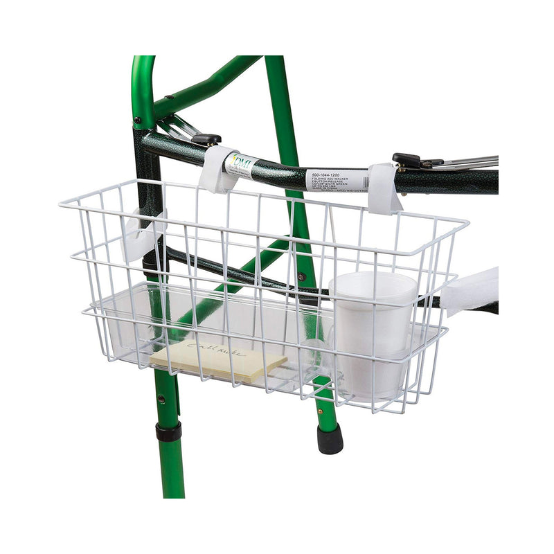 Mabis® Walker Basket, For Use With Walkers, 16 in. L x 5.5 in. W x 7 in. H, Plastic, 1 Each (Ambulatory Accessories) - Img 4