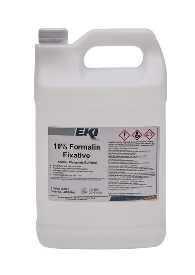 EKI Neutral Phosphate Buffered Formalin Histology Reagent, 1 Gallon, 1 Each (Chemicals and Solutions) - Img 1