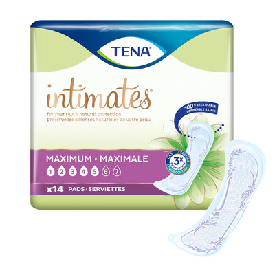 Tena® Intimates™ Maximum Bladder Control Pad, 6 x 14 Inch, 1 Case of 84 () - Img 1