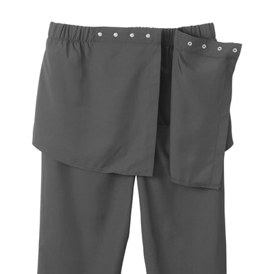 Silverts® Women's Open Back Gabardine Pant, Pewter, X-Large, 1 Each (Pants and Scrubs) - Img 4