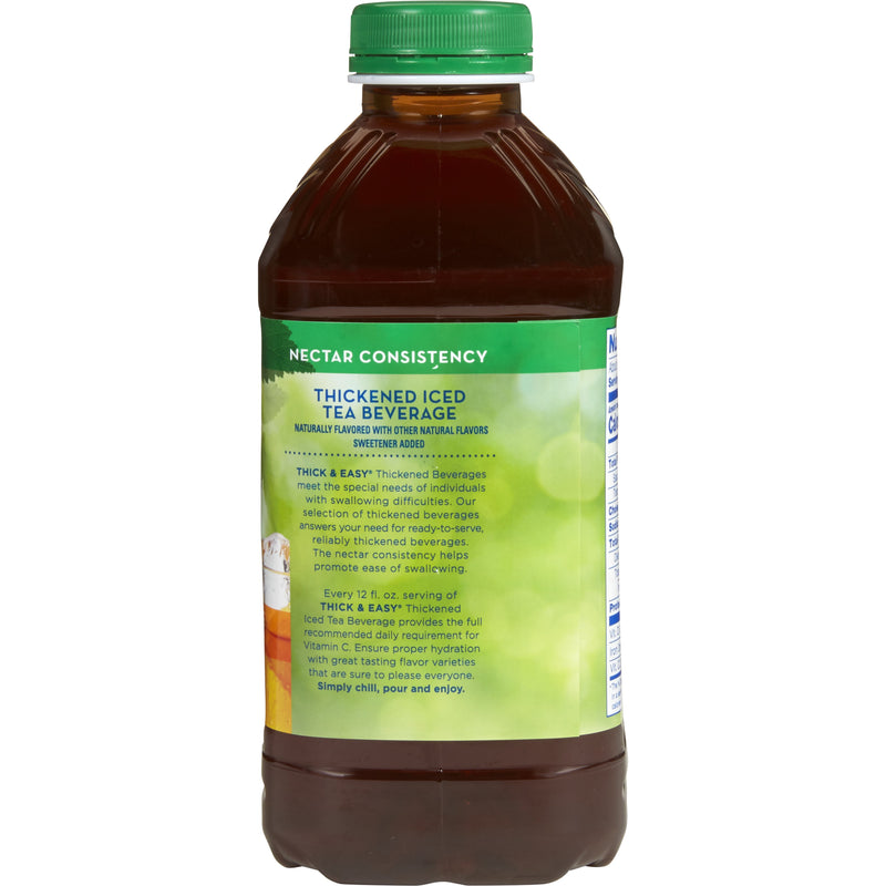 Thick & Easy® Clear Nectar Consistency Iced Tea Thickened Beverage, 46-ounce Bottle, 1 Each (Nutritionals) - Img 4