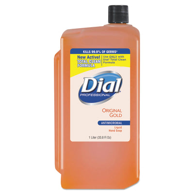Dial® Antimicrobial Soap 1 Liter Refill Bottle, 1 Case of 8 (Skin Care) - Img 1