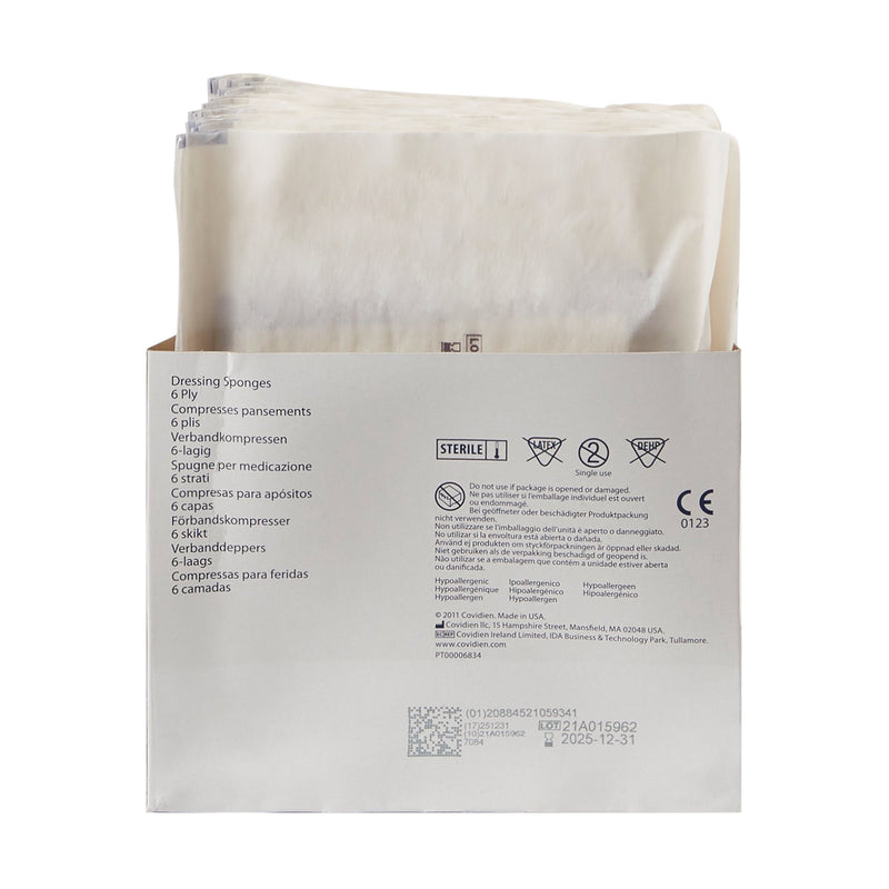 Curity™ Sterile Nonwoven Sponge, 4 x 4 Inch, 1 Case of 300 (General Wound Care) - Img 4