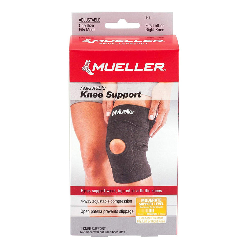 Mueller Sport Care Adjustable Knee Moderate Support, One Size 