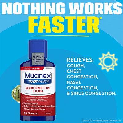 Mucinex® Fast-Max™ Severe Congestion & Cough Liquid Maximum Strength, 1 Each (Over the Counter) - Img 6