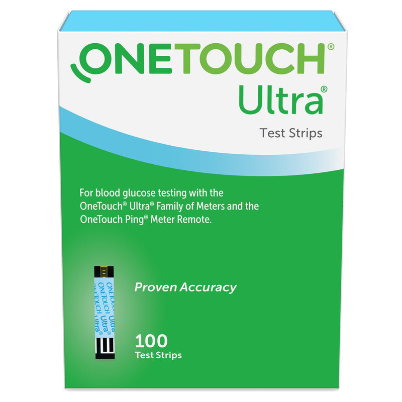 OneTouch® Ultra® Blue Blood Glucose Test Strip, 1 Case of 2400 (Diabetes Monitoring) - Img 1