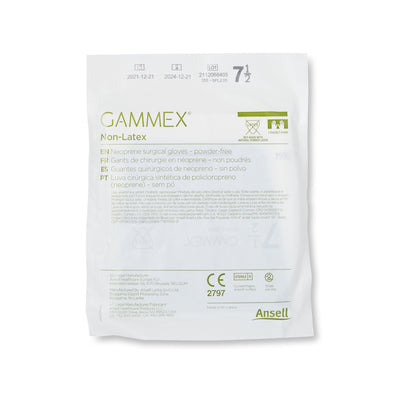 Gammex® Non-Latex Polyisoprene Surgical Glove, Size 7.5, Green, 1 Box of 50 () - Img 3