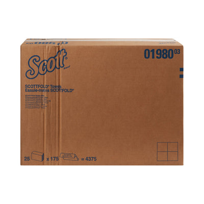 Scott Pro Scottfold Paper Towels Multi-Fold, 9.4 X 12.4 Inch, White, 1 Case of 4375 (Paper Towels) - Img 4