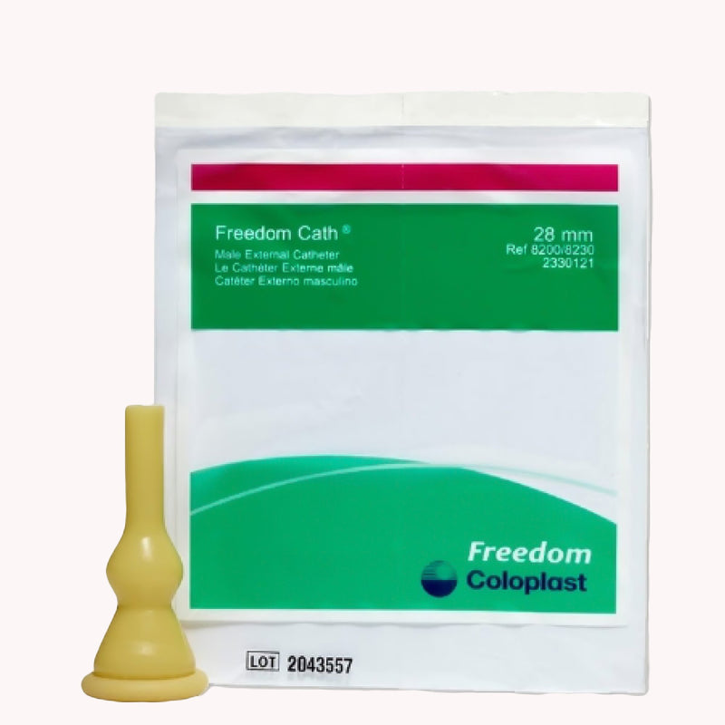 Freedom Cath Male External Catheter, Self-Adhesive, 1 Box of 100 (Catheters and Sheaths) - Img 1