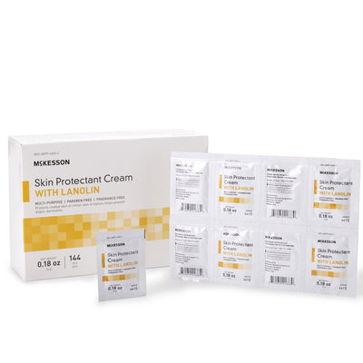 McKesson Unscented Skin Protectant Cream, 5 Gram Individual Packet, 1 Box of 144 (Skin Care) - Img 1