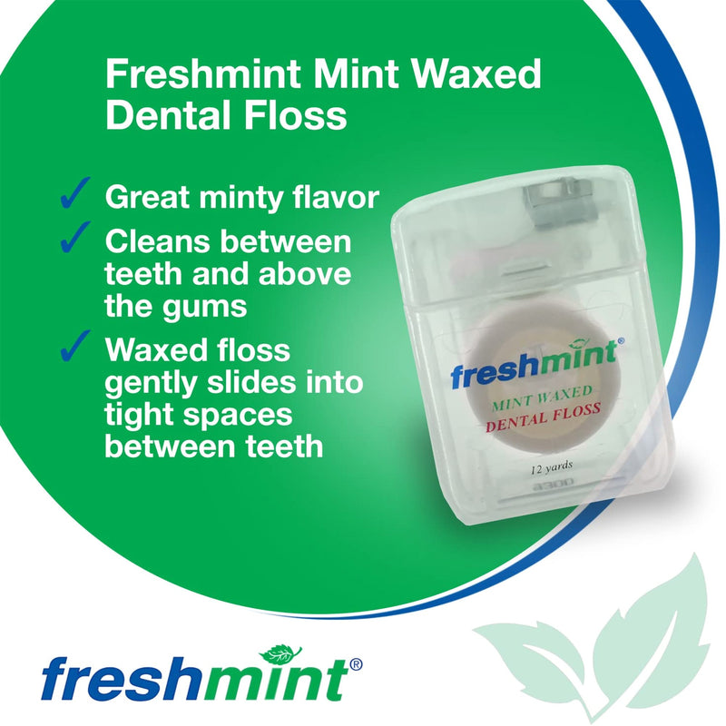 Freshmint® Dental Floss, 1 Pack of 12 (Mouth Care) - Img 4