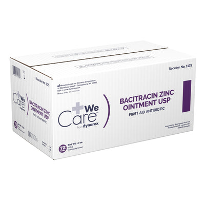 WeCare™ Bacitracin Zinc First Aid Antibiotic, 4 oz. Tube, 1 Case of 72 (Over the Counter) - Img 3