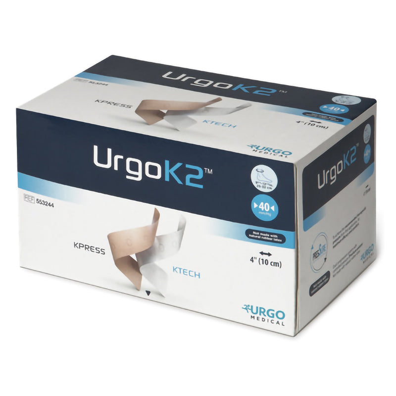 URGOK2™ Self-adherent Closure 2 Layer Compression Bandage System, 4 X 9-3/4 X 12-1/2 Inch, 1 Each (General Wound Care) - Img 1