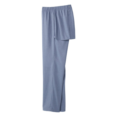 Silverts® Women's Open Back Gabardine Pant, Heather Chambary Blue, X-Large, 1 Each (Pants and Scrubs) - Img 3