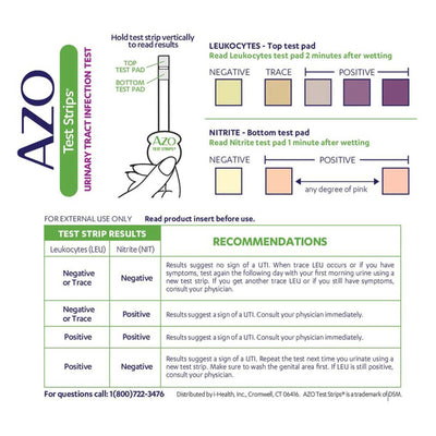 AZO Test Strips® Urinary Tract Infection Detection Home Device Rapid Test, 1 Box (Test Kits) - Img 6