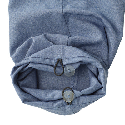 Silverts® Women's Open Back Gabardine Pant, Heather Chambary Blue, X-Large, 1 Each (Pants and Scrubs) - Img 5
