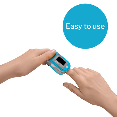 SmartHeart Fingertip Pulse Oximeter for Blood Oxygen Saturation, Deluxe, 1 Each (Oximetry) - Img 8