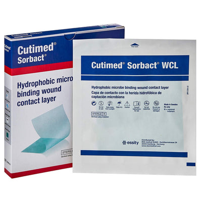 Cutimed® Sorbact® WCL Antimicrobial Wound Contact Layer Dressing, 4 x 5 Inch, 1 Box of 10 () - Img 1