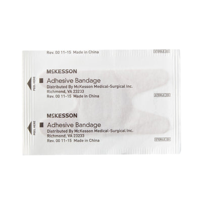 McKesson Knuckle Tan Adhesive Strip, 1-1/2 x 3 Inch, 1 Box of 100 (General Wound Care) - Img 2