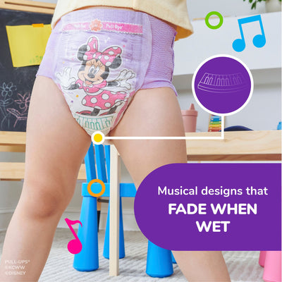 Huggies Pull-Ups® Learning Designs® for Girls Training Pants, 3T to 4T, 1 Pack of 20 () - Img 2
