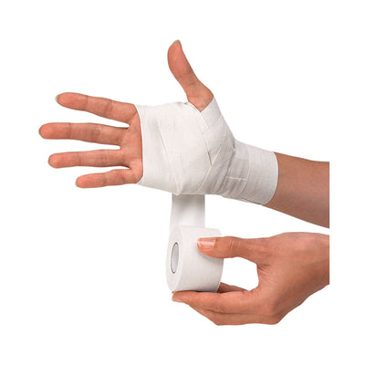 MTape® Cotton / Zinc Oxide Athletic Tape, 1-1/2 Inch x 15 Yard, White, 1 Roll (General Wound Care) - Img 2