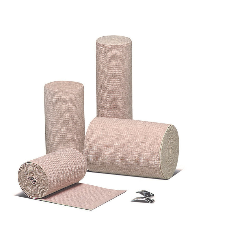 Econo-Wrap® LF Clip Detached Closure Elastic Bandage, 3 Inch x 4-1/2 Yard, 1 Each (General Wound Care) - Img 1