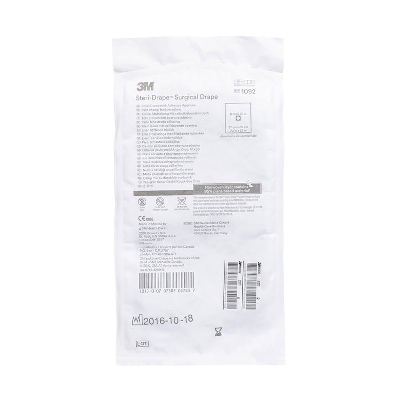 3M™ Steri-Drape™ Sterile Small Surgical Drape, 22 x 25 Inch, 1 Each (Procedure Drapes and Sheets) - Img 2