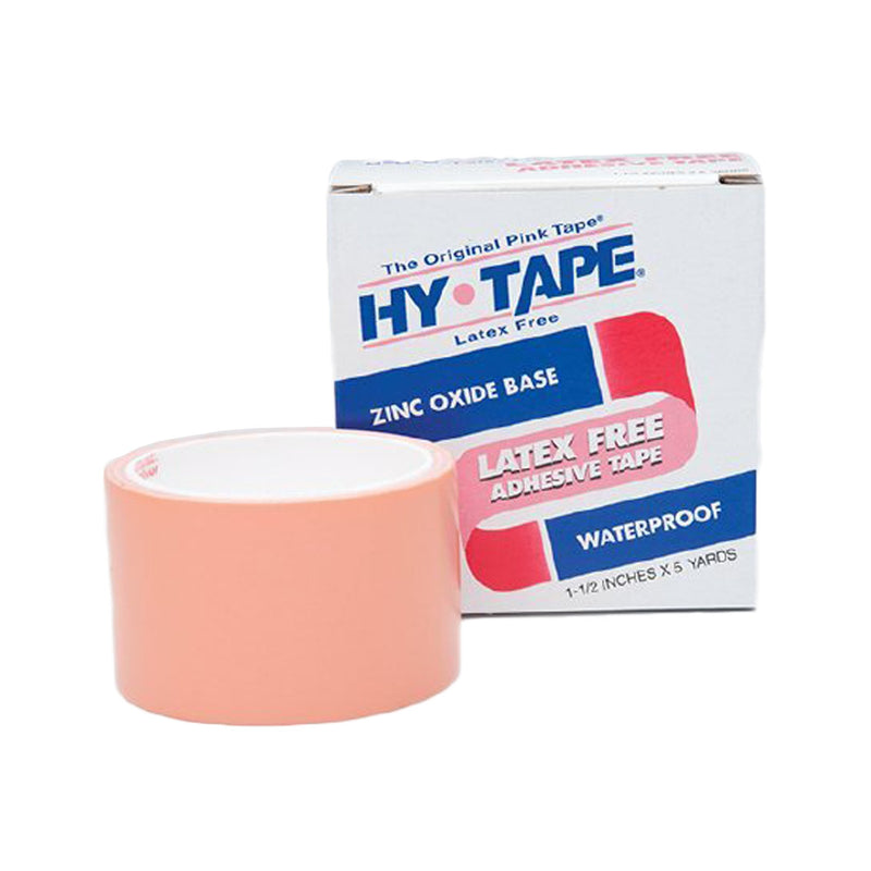Hy-Tape® Zinc Oxide Adhesive Medical Tape, 2 Inch x 5 Yard, Pink, 1 Roll (General Wound Care) - Img 1
