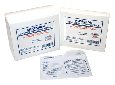 McKesson Sterilizer Monitoring Mail-In Service, 1 Box of 52 (Sterilization Indicators) - Img 1