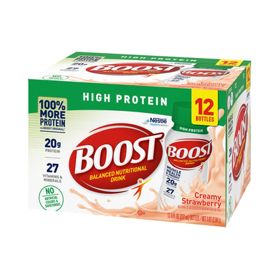 Boost® High Protein Strawberry Oral Supplement, 8 oz. Bottle, 1 Pack of 12 (Nutritionals) - Img 7