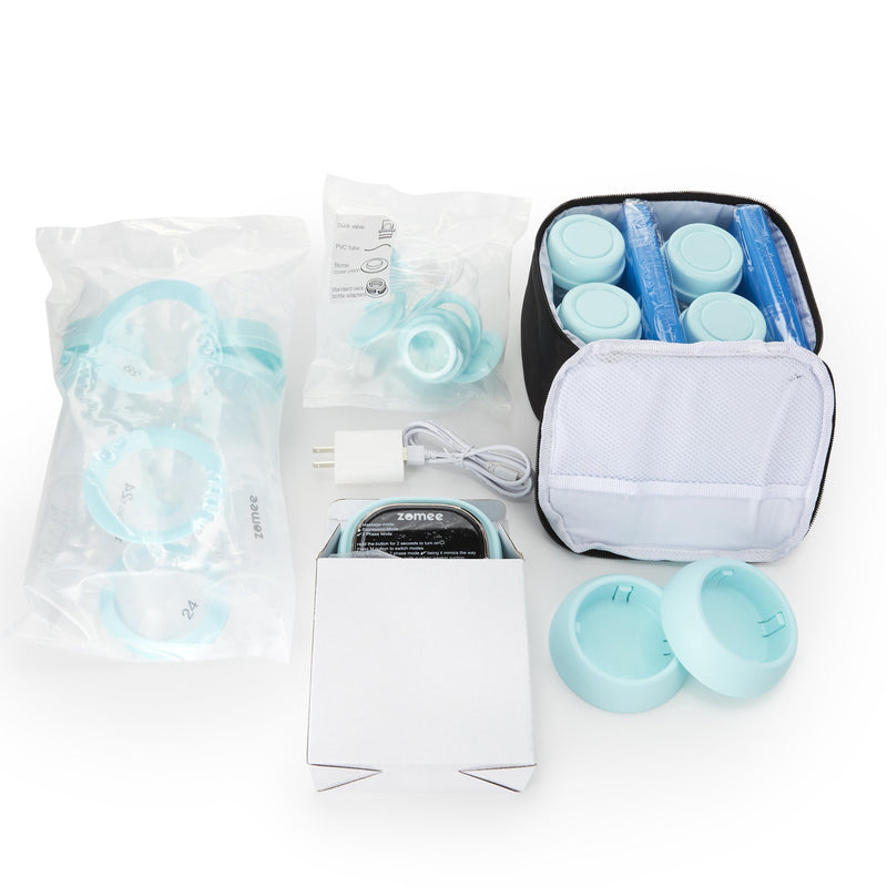 Zomee Double Electric Breast Pump Kit, 1 Each (Feeding Supplies) - Img 2