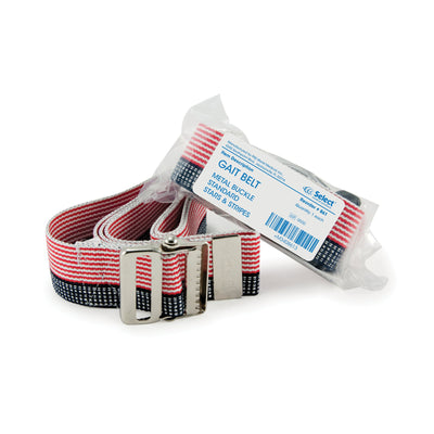 McKesson Gait Belt, 60 Inch, Stars and Stripes, 1 Case of 48 (Transfer Equipment) - Img 1