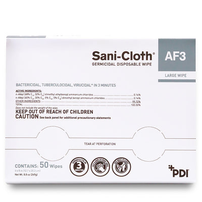 Sani-Cloth® AF3 Surface Disinfectant Cleaner Wipe, Large Individual Packet, 1 Case of 500 (Cleaners and Disinfectants) - Img 2