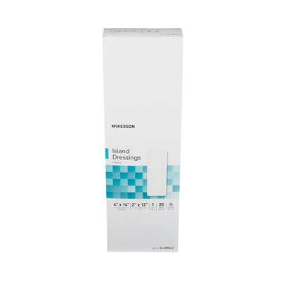 McKesson White Adhesive Dressing, 4 x 14 Inch, 1 Box of 25 (General Wound Care) - Img 2