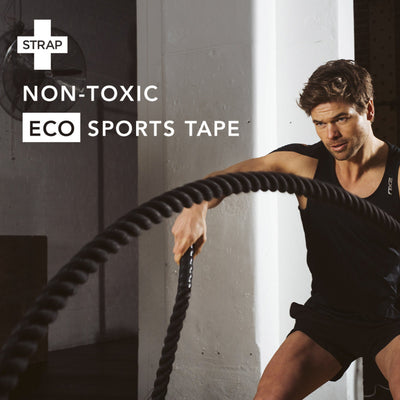 Strap™ Bamboo Fiber Athletic Tape, 1.97 Inch x 5-1/2 Yard, Black, 1 Case of 24 (General Wound Care) - Img 8