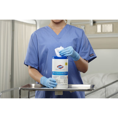 Clorox Healthcare Surface Disinfectant Cleaner, Chlorine Scent, Nonsterile, 6.75 X 9 Inch, Canister, 1 Case of 6 (Cleaners and Disinfectants) - Img 5