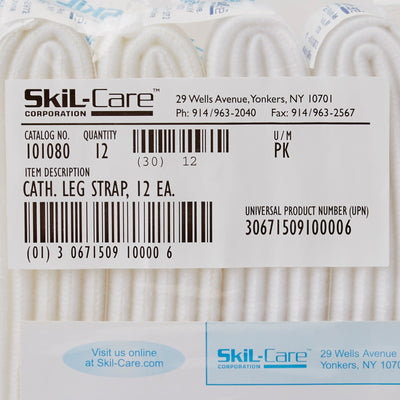 SkiL-Care Catheter Leg Straps, 30", Non-Sterile, 1 Pack of 12 (Urological Accessories) - Img 3