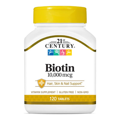 21st Century® Vitamin B-7 Biotin Supplement, 1 Bottle (Over the Counter) - Img 1