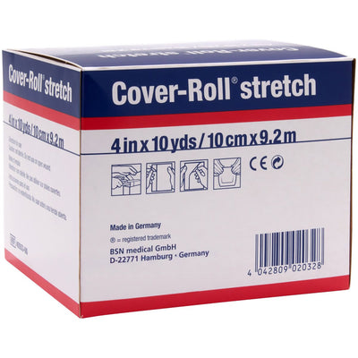 Cover-Roll® Stretch Nonwoven Polyester Dressing Retention Tape, 4 Inch x 10 Yard, White, 1 Case of 12 (General Wound Care) - Img 2