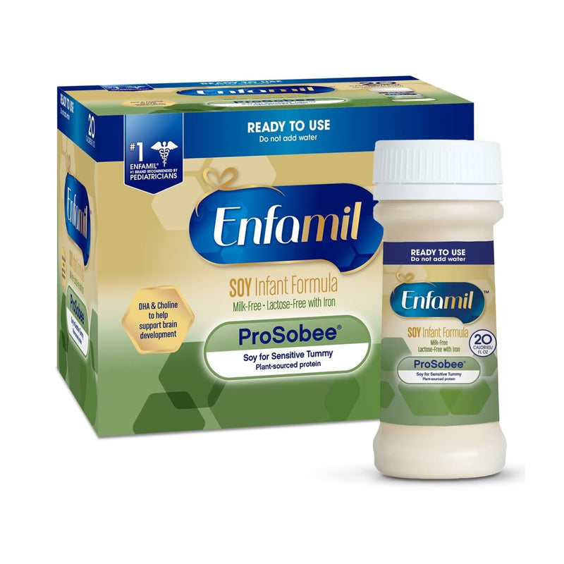 Enfamil® ProSobee® Infant Formula, 2 oz. Ready to Use Nursette Bottle, 1 Case of 48 () - Img 1