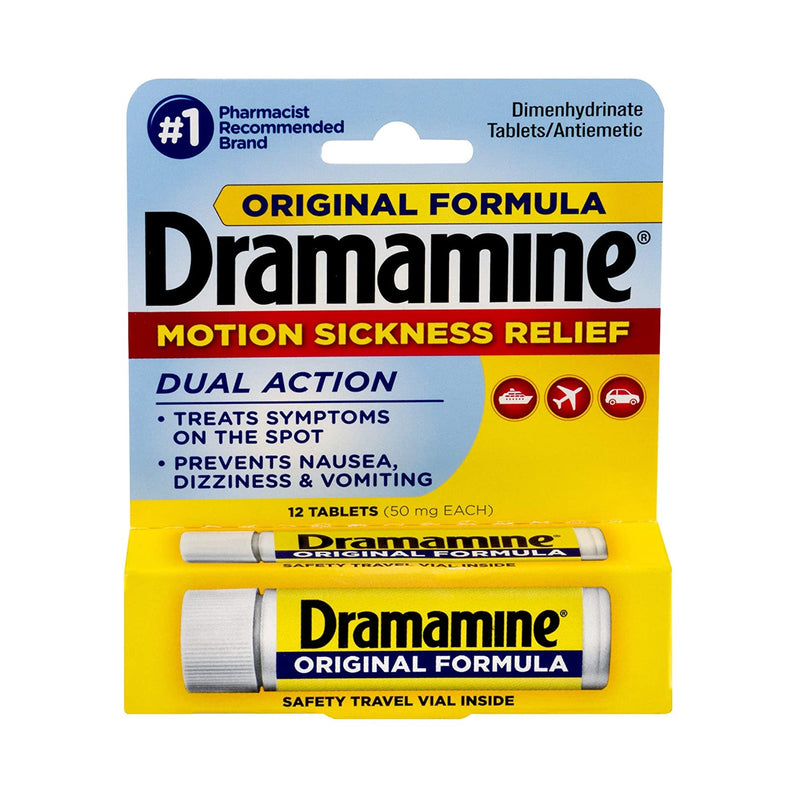 Dramamine® Dimenhydrinate Nausea Relief, 1 Bottle (Over the Counter) - Img 2