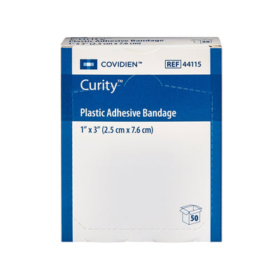 Curity™ Tan Adhesive Strip, 1 x 3 Inch, 1 Box of 50 (General Wound Care) - Img 2