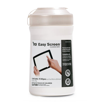 Easy Screen® Cleaning Wipe, 70 per Canister, 1 Case of 840 (Cleaners and Disinfectants) - Img 1