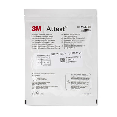 3M™ Attest™ Sterilization Chemical Integrator Strip, 1 Pack of 100 (Sterilization Indicators) - Img 2